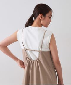 OPAQUE.CLIP / オペーク ドット クリップ カットソー | ノースリーブリブカットソー【洗濯機洗い可】