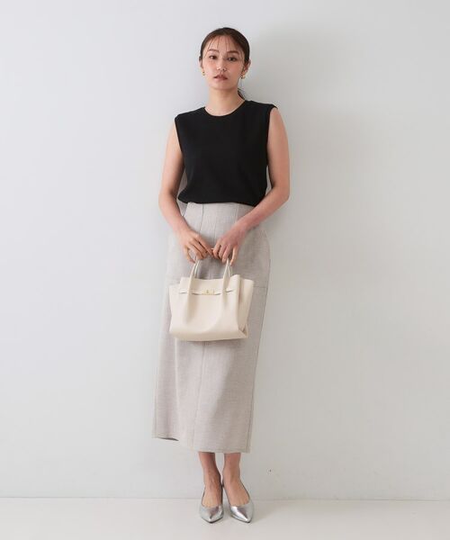 OPAQUE.CLIP / オペーク ドット クリップ カットソー | ノースリーブリブカットソー【洗濯機洗い可】 | 詳細10