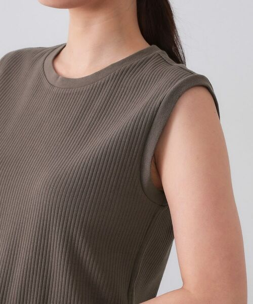 OPAQUE.CLIP / オペーク ドット クリップ カットソー | ノースリーブリブカットソー【洗濯機洗い可】 | 詳細21