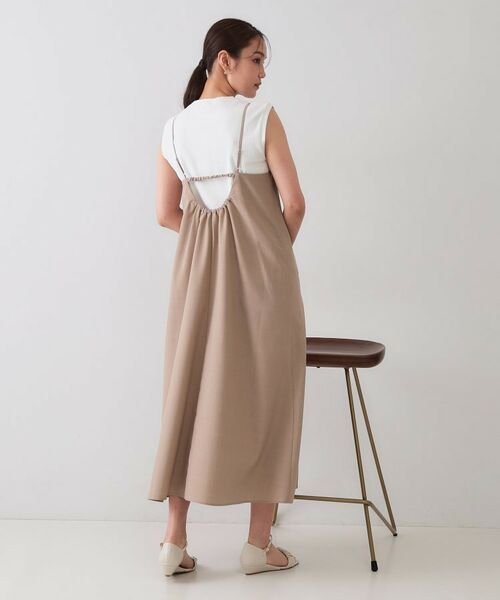 OPAQUE.CLIP / オペーク ドット クリップ カットソー | ノースリーブリブカットソー【洗濯機洗い可】 | 詳細3