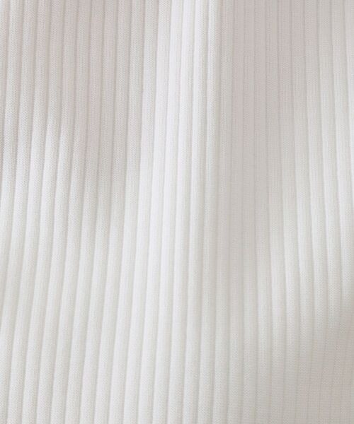 OPAQUE.CLIP / オペーク ドット クリップ カットソー | ノースリーブリブカットソー【洗濯機洗い可】 | 詳細4