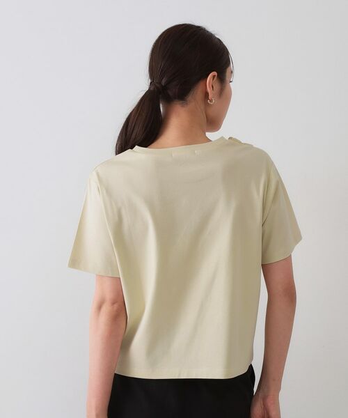 OPAQUE.CLIP / オペーク ドット クリップ Tシャツ | 《美人百花掲載》アシメフリルドッキングカットソー【洗濯機洗い可】 | 詳細15