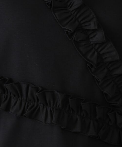 OPAQUE.CLIP / オペーク ドット クリップ Tシャツ | 《美人百花掲載》アシメフリルドッキングカットソー【洗濯機洗い可】 | 詳細8