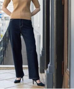 OPAQUE.CLIP / オペーク ドット クリップ デニムパンツ | ストレッチストレートデニム【洗濯機洗い可】