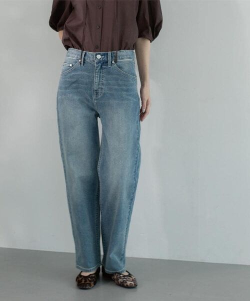 OPAQUE.CLIP / オペーク ドット クリップ デニムパンツ | ストレッチストレートデニム【洗濯機洗い可】 | 詳細1