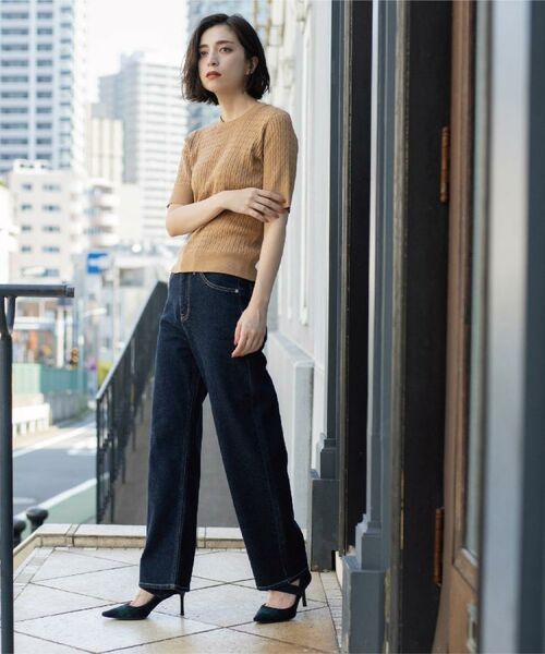 OPAQUE.CLIP / オペーク ドット クリップ デニムパンツ | ストレッチストレートデニム【洗濯機洗い可】 | 詳細12