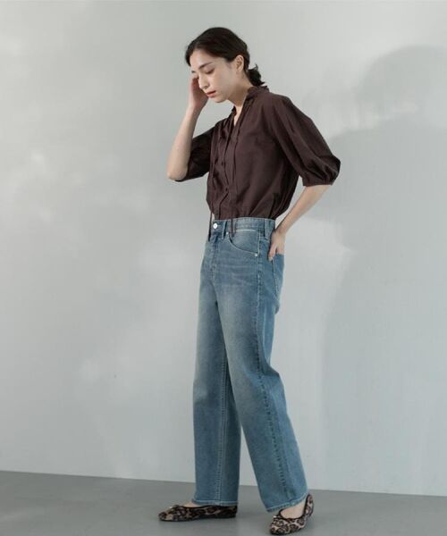 OPAQUE.CLIP / オペーク ドット クリップ デニムパンツ | ストレッチストレートデニム【洗濯機洗い可】 | 詳細3