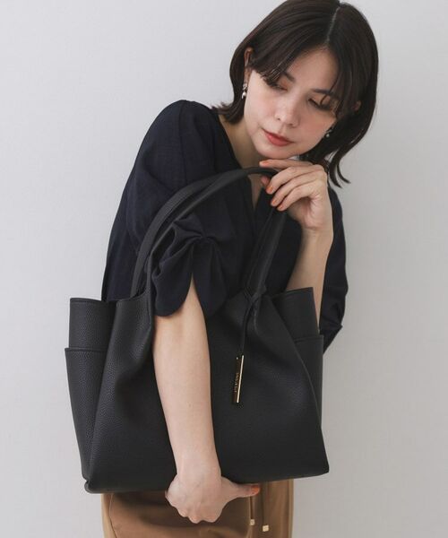 OPAQUE.CLIP / オペーク ドット クリップ トートバッグ | 【軽量/多ポケット】ワイドマチ付きシュリンクトートバッグ | 詳細1