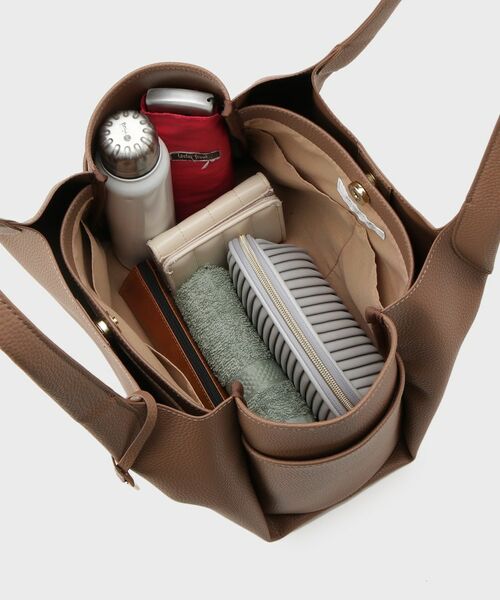 OPAQUE.CLIP / オペーク ドット クリップ トートバッグ | 【軽量/多ポケット】ワイドマチ付きシュリンクトートバッグ | 詳細16