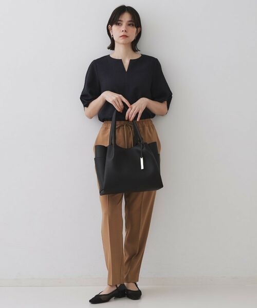 OPAQUE.CLIP / オペーク ドット クリップ トートバッグ | 【軽量/多ポケット】ワイドマチ付きシュリンクトートバッグ | 詳細2