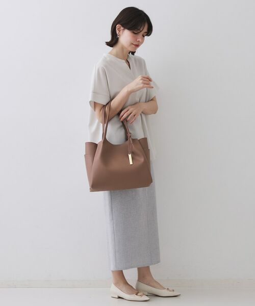 OPAQUE.CLIP / オペーク ドット クリップ トートバッグ | 【軽量/多ポケット】ワイドマチ付きシュリンクトートバッグ | 詳細4