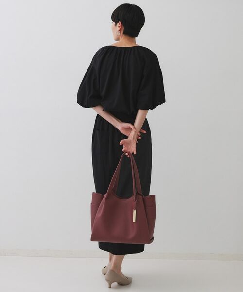 OPAQUE.CLIP / オペーク ドット クリップ トートバッグ | 【軽量/多ポケット】ワイドマチ付きシュリンクトートバッグ | 詳細6