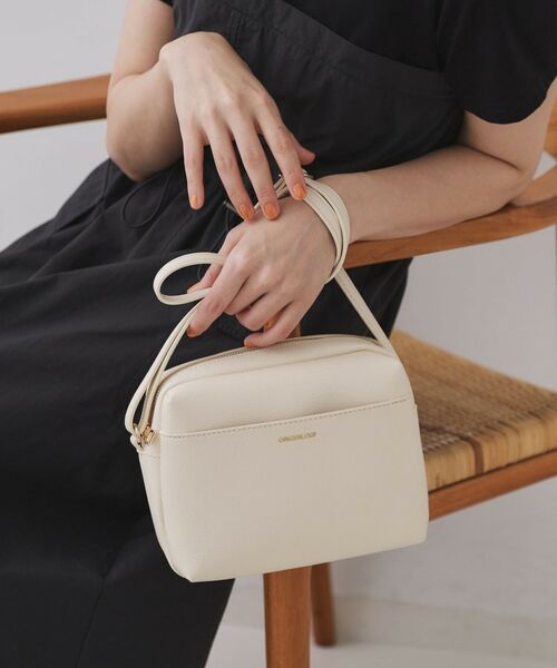 OPAQUE.CLIP / オペーク ドット クリップ ショルダーバッグ | 【長さ調節可能】ラウンドスクエアマチ付きミニショルダーバッグ | 詳細1