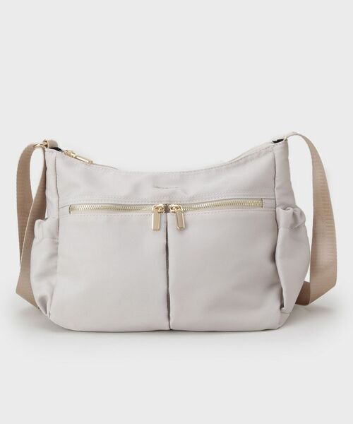 OPAQUE.CLIP / オペーク ドット クリップ ショルダーバッグ | 【軽量/撥水加工/多ポケット】ツイルミドルサイズムーンショルダーバッグ | 詳細10
