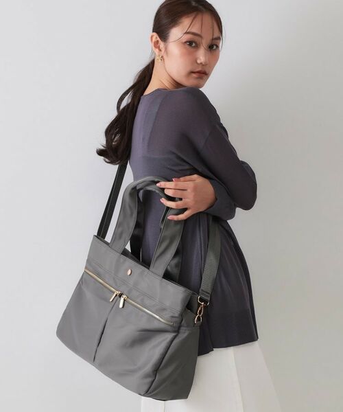 OPAQUE.CLIP / オペーク ドット クリップ トートバッグ | 【撥水加工/2WAY/多ポケット】ツイルビッグサイズトートバッグ | 詳細1