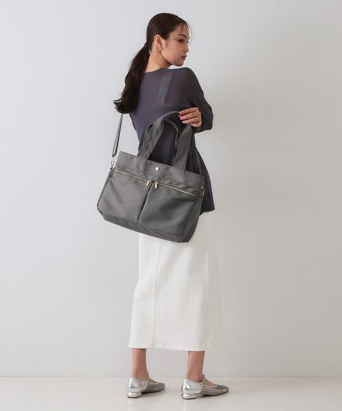 OPAQUE.CLIP / オペーク ドット クリップ トートバッグ | 【撥水加工/2WAY/多ポケット】ツイルビッグサイズトートバッグ | 詳細2