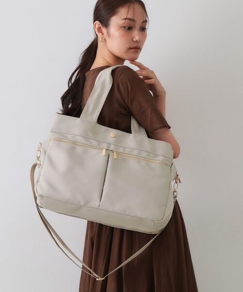 OPAQUE.CLIP / オペーク ドット クリップ トートバッグ | 【撥水加工/2WAY/多ポケット】ツイルビッグサイズトートバッグ | 詳細6