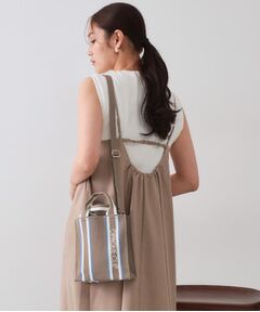 OPAQUE.CLIP / オペーク ドット クリップ ショルダーバッグ | 【2WAY】ラインハンドルスクエアニットミニショルダーバッグ