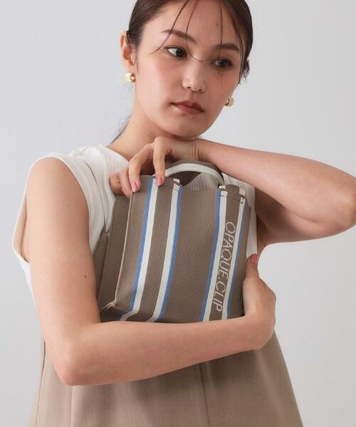 OPAQUE.CLIP / オペーク ドット クリップ ショルダーバッグ | 【2WAY】ラインハンドルスクエアニットミニショルダーバッグ | 詳細3