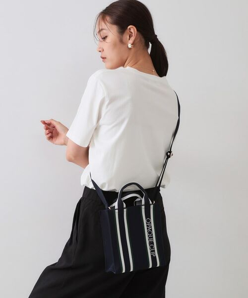 OPAQUE.CLIP / オペーク ドット クリップ ショルダーバッグ | 【2WAY】ラインハンドルスクエアニットミニショルダーバッグ | 詳細6