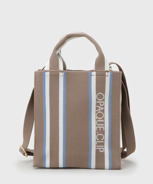 OPAQUE.CLIP / オペーク ドット クリップ ショルダーバッグ | 【2WAY】ラインハンドルスクエアニットミニショルダーバッグ | 詳細9