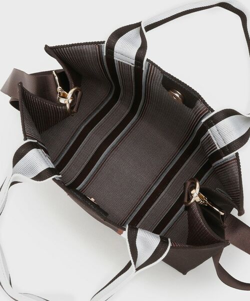 OPAQUE.CLIP / オペーク ドット クリップ トートバッグ | 【2WAY】ラインハンドルスクエアニットミドルトートバッグ | 詳細18