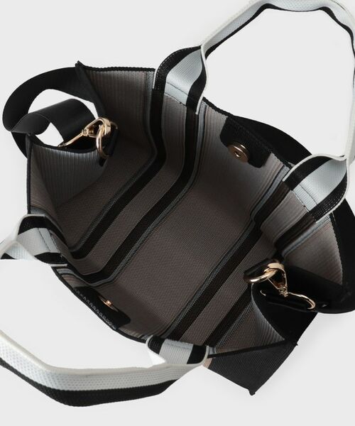 OPAQUE.CLIP / オペーク ドット クリップ トートバッグ | 【2WAY】ラインハンドルスクエアニットミドルトートバッグ | 詳細19