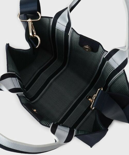 OPAQUE.CLIP / オペーク ドット クリップ トートバッグ | 【2WAY】ラインハンドルスクエアニットミドルトートバッグ | 詳細20