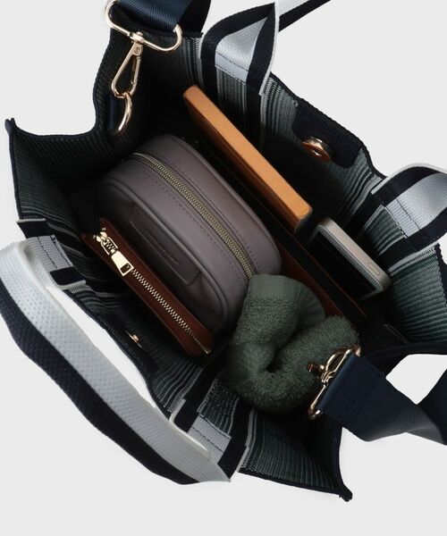 OPAQUE.CLIP / オペーク ドット クリップ トートバッグ | 【2WAY】ラインハンドルスクエアニットミドルトートバッグ | 詳細21