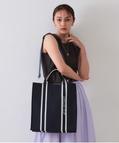 OPAQUE.CLIP / オペーク ドット クリップ トートバッグ | 【2WAY/A4サイズ対応】ラインハンドルスクエアニットトートバッグ