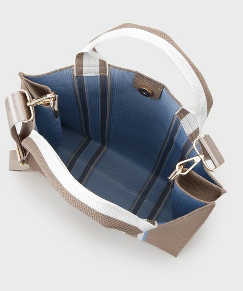 OPAQUE.CLIP / オペーク ドット クリップ トートバッグ | 【2WAY/A4サイズ対応】ラインハンドルスクエアニットトートバッグ | 詳細14