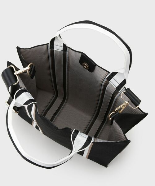 OPAQUE.CLIP / オペーク ドット クリップ トートバッグ | 【2WAY/A4サイズ対応】ラインハンドルスクエアニットトートバッグ | 詳細15