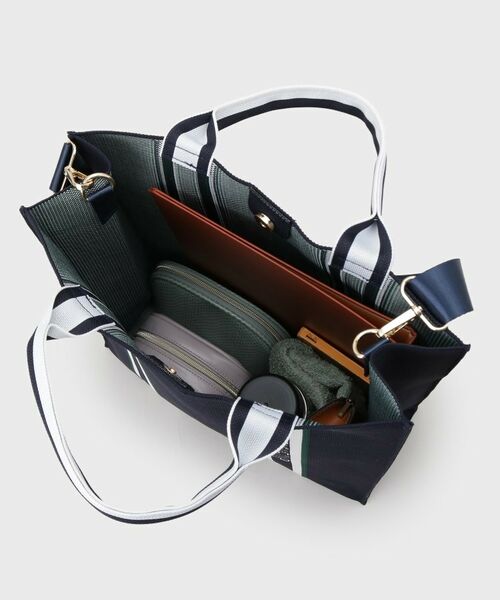 OPAQUE.CLIP / オペーク ドット クリップ トートバッグ | 【2WAY/A4サイズ対応】ラインハンドルスクエアニットトートバッグ | 詳細16