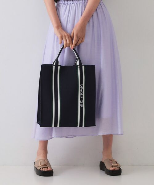 OPAQUE.CLIP / オペーク ドット クリップ トートバッグ | 【2WAY/A4サイズ対応】ラインハンドルスクエアニットトートバッグ | 詳細5