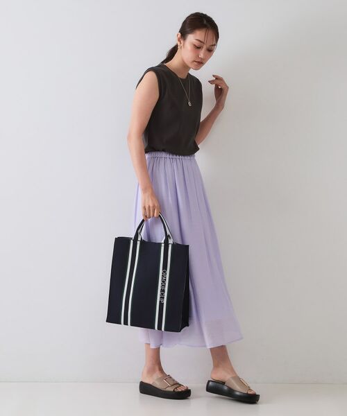 OPAQUE.CLIP / オペーク ドット クリップ トートバッグ | 【2WAY/A4サイズ対応】ラインハンドルスクエアニットトートバッグ | 詳細6