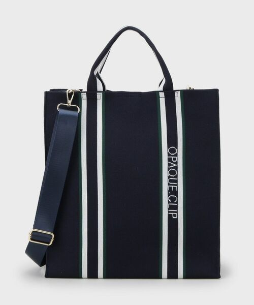 OPAQUE.CLIP / オペーク ドット クリップ トートバッグ | 【2WAY/A4サイズ対応】ラインハンドルスクエアニットトートバッグ | 詳細9