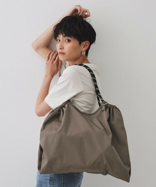 OPAQUE.CLIP / オペーク ドット クリップ トートバッグ | 【軽量/A4サイズ対応】ロープハンドルドロストBIGトートバッグ | 詳細3