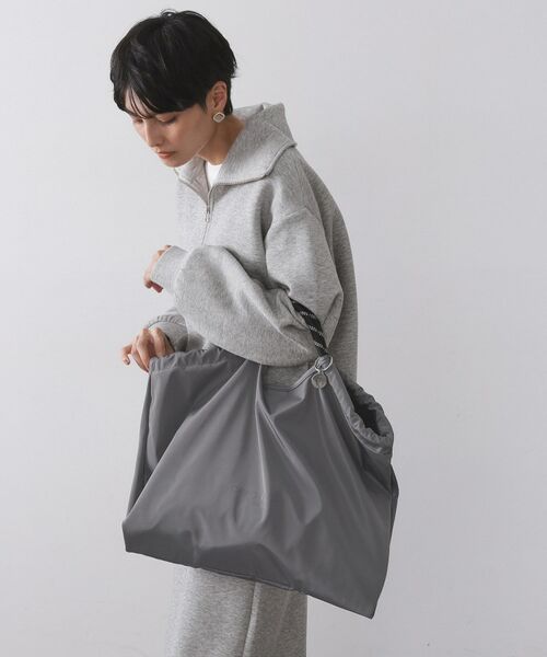 OPAQUE.CLIP / オペーク ドット クリップ トートバッグ | 【軽量/A4サイズ対応】ロープハンドルドロストBIGトートバッグ | 詳細6