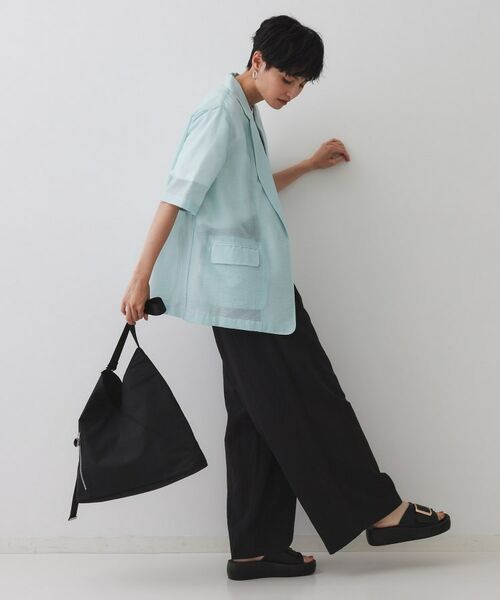 OPAQUE.CLIP / オペーク ドット クリップ ショルダーバッグ | 【A4サイズ対応／長さ調整可能】ダブルトライアングルデザインショルダーバッグ | 詳細4