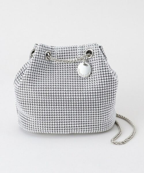 OPAQUE.CLIP / オペーク ドット クリップ ショルダーバッグ | 【2WAY】素材アソートシャイニー巾着ミニショルダーバッグ | 詳細12