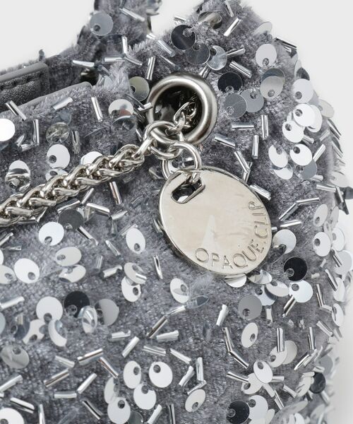 OPAQUE.CLIP / オペーク ドット クリップ ショルダーバッグ | 【2WAY】素材アソートシャイニー巾着ミニショルダーバッグ | 詳細27