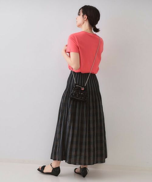 OPAQUE.CLIP / オペーク ドット クリップ ショルダーバッグ | 【2WAY】素材アソートシャイニー巾着ミニショルダーバッグ | 詳細9