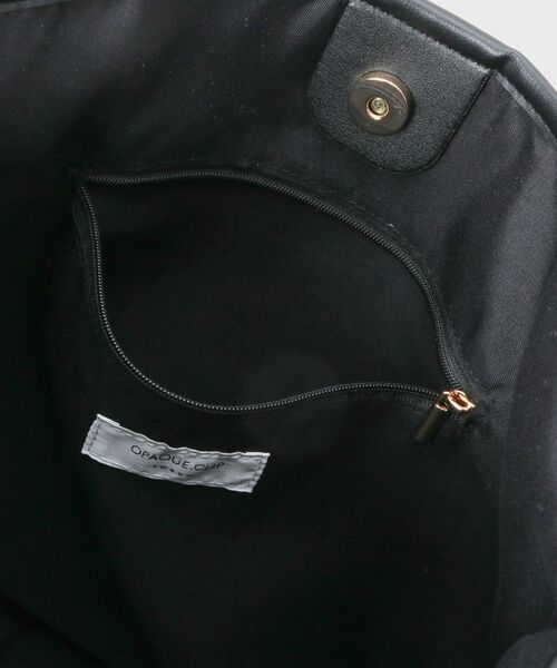 OPAQUE.CLIP / オペーク ドット クリップ ショルダーバッグ | キャンバス調合皮ワンハンドルショルダーバッグ | 詳細13