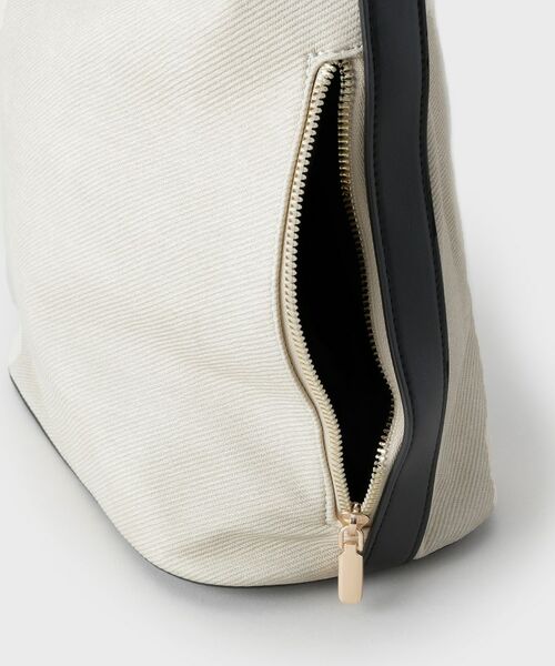 OPAQUE.CLIP / オペーク ドット クリップ ショルダーバッグ | キャンバス調合皮ワンハンドルショルダーバッグ | 詳細15