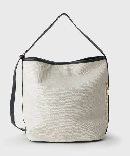 OPAQUE.CLIP / オペーク ドット クリップ ショルダーバッグ | キャンバス調合皮ワンハンドルショルダーバッグ | 詳細8