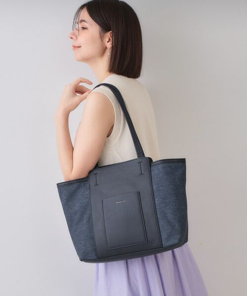 OPAQUE.CLIP / オペーク ドット クリップ トートバッグ | 【A4サイズ対応/多ポケット】キャンバス調合皮トートバッグ | 詳細1