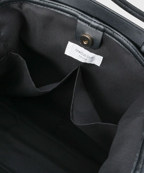 OPAQUE.CLIP / オペーク ドット クリップ トートバッグ | 【A4サイズ対応/多ポケット】キャンバス調合皮トートバッグ | 詳細13
