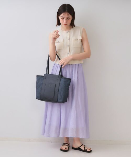 OPAQUE.CLIP / オペーク ドット クリップ トートバッグ | 【A4サイズ対応/多ポケット】キャンバス調合皮トートバッグ | 詳細2