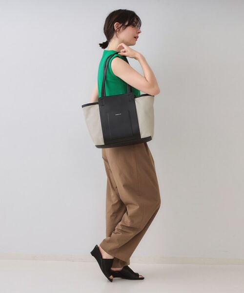 OPAQUE.CLIP / オペーク ドット クリップ トートバッグ | 【A4サイズ対応/多ポケット】キャンバス調合皮トートバッグ | 詳細4