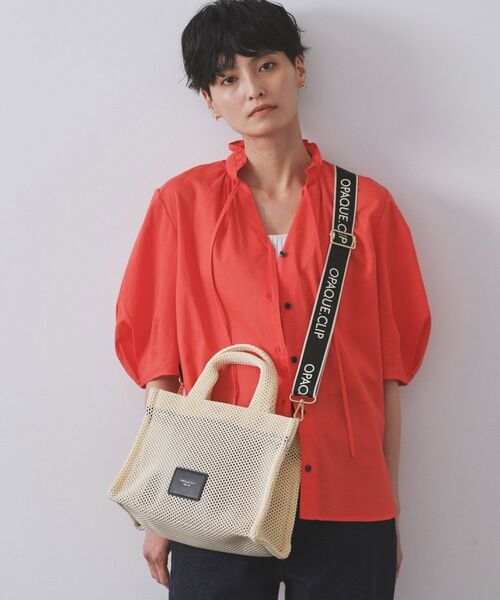 OPAQUE.CLIP / オペーク ドット クリップ トートバッグ | 【2WAY】メッシュスクエアミドルトートバッグ | 詳細1